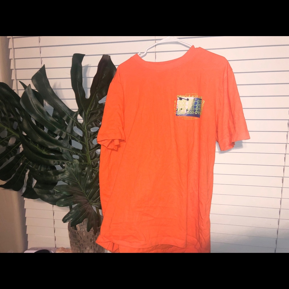Orange over sized T-shirt